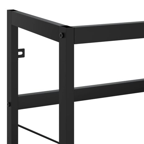 Wastafelframe 79x38x83 cm ijzer zwart 6