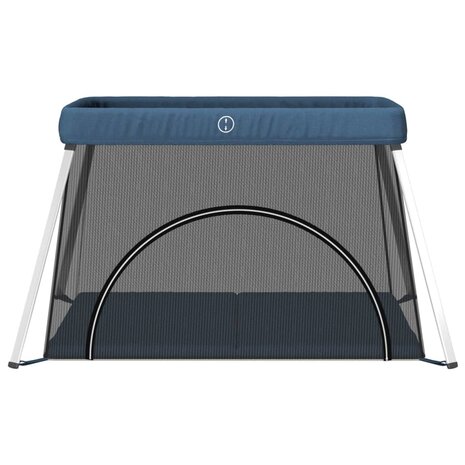 Babybox met matras linnen marineblauw 3