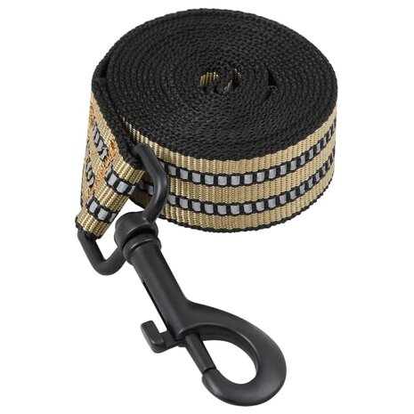Hondentuigje met riem en halsband verstelbaar S bruin 5