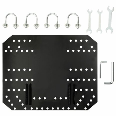 Sneeuwploeg voor ATV 115x38 cm zwart 11