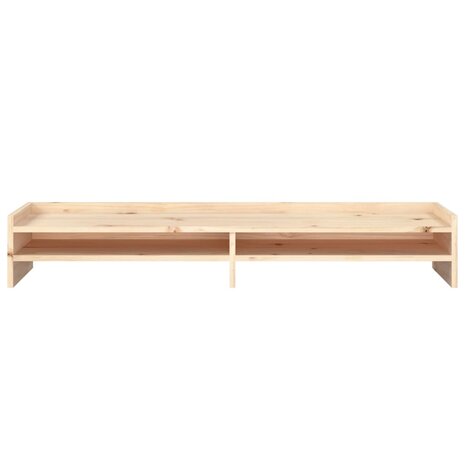 Monitorstandaard 100x24x16 cm massief grenenhout 5