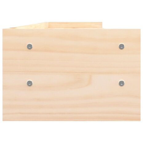 Monitorstandaard 100x24x16 cm massief grenenhout 6