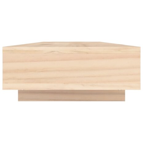 Monitorstandaard 100x27x14 cm massief grenenhout 6