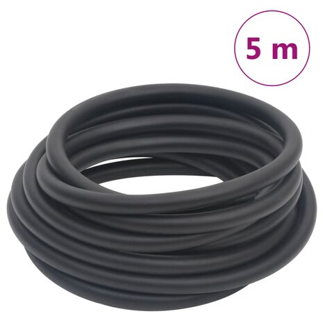 Luchtslang hybride 0,6&apos;&apos; 5 m rubber en PVC zwart 1