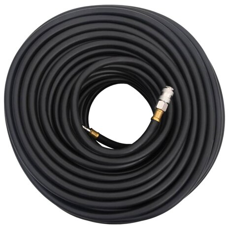 Luchtslang hybride 0,6&apos;&apos; 20 m rubber en PVC zwart 3