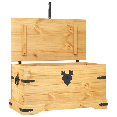 Opbergkist Mexicaans grenenhout Corona-stijl 91x49,5x47 cm 2