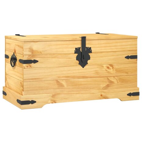 Opbergkist Mexicaans grenenhout Corona-stijl 91x49,5x47 cm 3