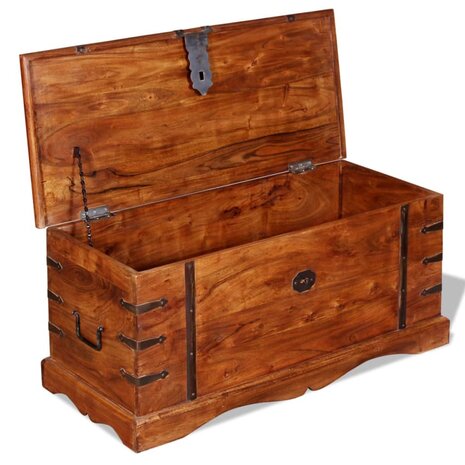 Opbergkist massief hout 4