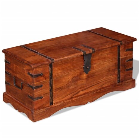 Opbergkist massief hout 6