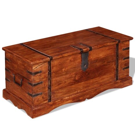Opbergkist massief hout 7