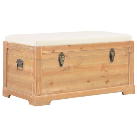 Opslagkist met kussen 80x40x40 cm MDF 1