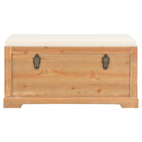 Opslagkist met kussen 80x40x40 cm MDF 2