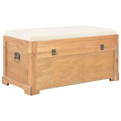 Opslagkist met kussen 80x40x40 cm MDF 7