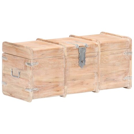Opbergkist 90x40x40 cm massief acaciahout 10