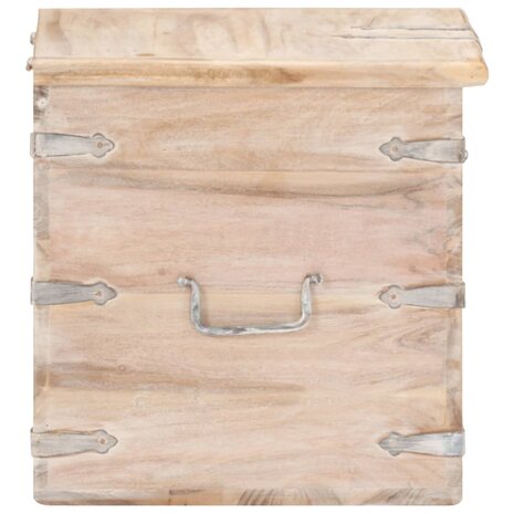 Opbergkist 40x40x40 cm massief acaciahout 4