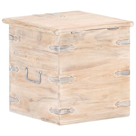 Opbergkist 40x40x40 cm massief acaciahout 5