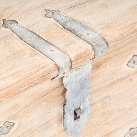 Opbergkist 40x40x40 cm massief acaciahout 6