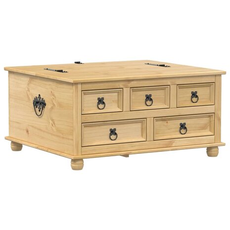 Opbergbox Corona 90x78x45 cm massief grenenhout 2