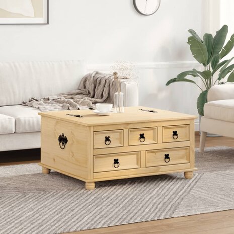 Opbergbox Corona 90x78x45 cm massief grenenhout 3