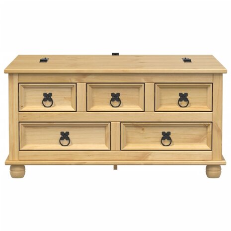 Opbergbox Corona 90x78x45 cm massief grenenhout 4