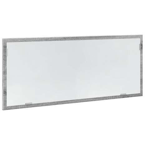 Badkamerspiegel 100x8,5x37 cm bewerkt hout grijs sonoma eiken 5