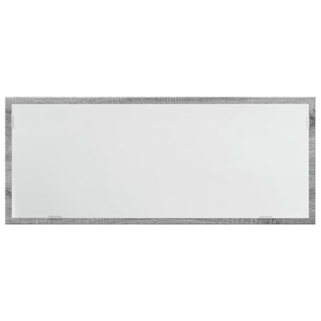 Badkamerspiegel 100x8,5x37 cm bewerkt hout grijs sonoma eiken 6