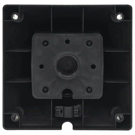 Tuinstopcontact met lamp en grondpin 2-wegs 16x16x39,5 cm 6