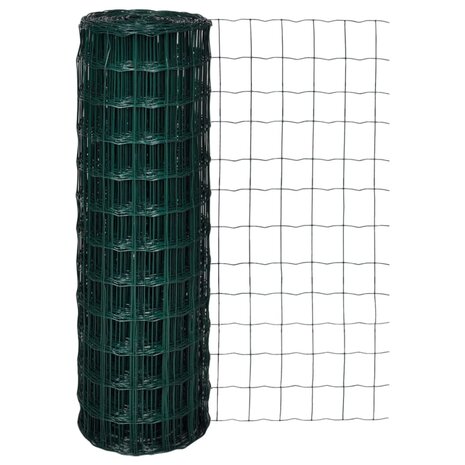 Euro hek 10x1,2 m staal groen 1