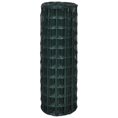 Euro hek 25x1,0 m staal groen 3