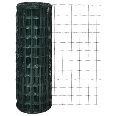 Euro hek 25x1,2 m staal groen 1
