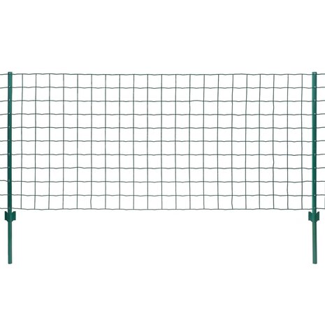 Euro hek 20x0,8 m staal groen 2