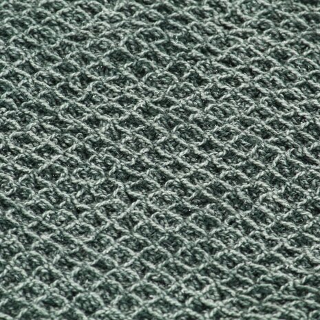 Plaid 125x150 cm katoen donkergroen 4