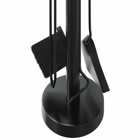 5-delige Haardset 18x56 cm staal 8