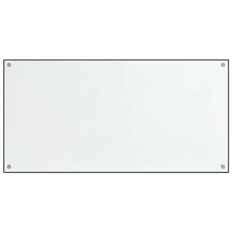 Spatschermen keuken 2 st 80x50 cm gehard glas transparant 3