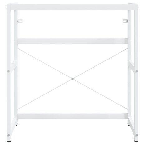 Wastafelframe 79x38x83 cm ijzer wit 3