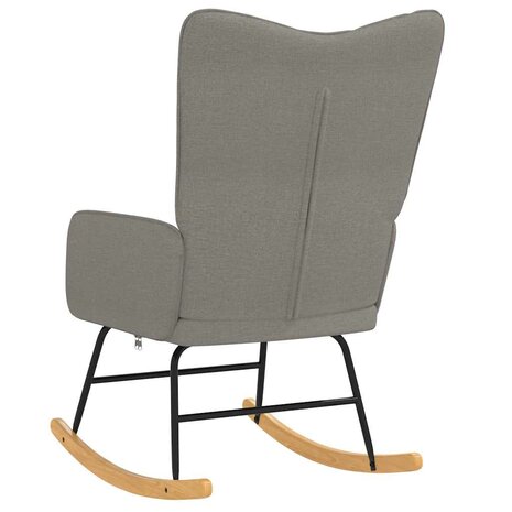 Schommelstoel stof taupe 5