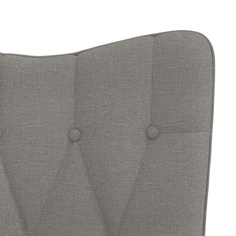Schommelstoel stof taupe 6
