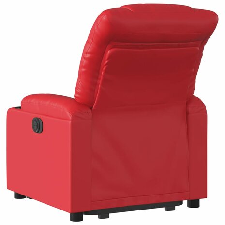 Sta-op-stoel kunstleer rood 5