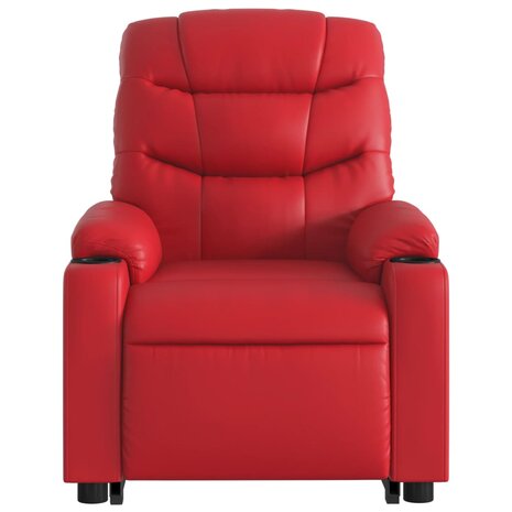 Sta-op-stoel kunstleer rood 9