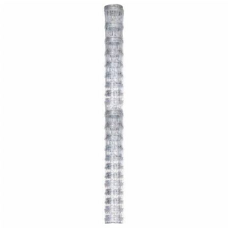 Hek 50x1,25 m gegalvaniseerd staal zilverkleurig 2