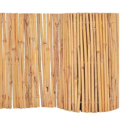 Scherm 500x30 cm bamboe 2