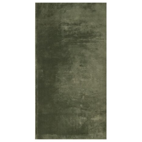 Vloerkleed HUARTE laagpolig zacht wasbaar 60x110 cm bosgroen 2