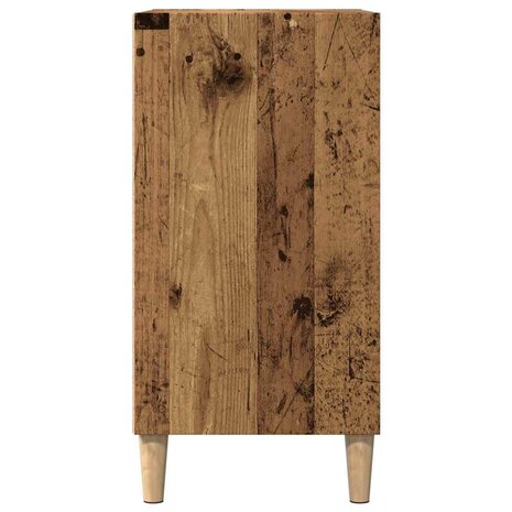 Dressoir 57x35x75 cm bewerkt hout oud houtkleurig 5
