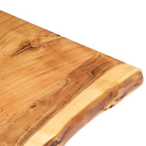 Tafelblad 80x(50-60)x3,8 cm massief acaciahout 3