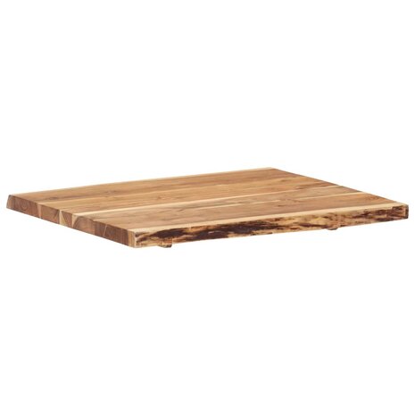 Tafelblad 80x(50-60)x3,8 cm massief acaciahout 5