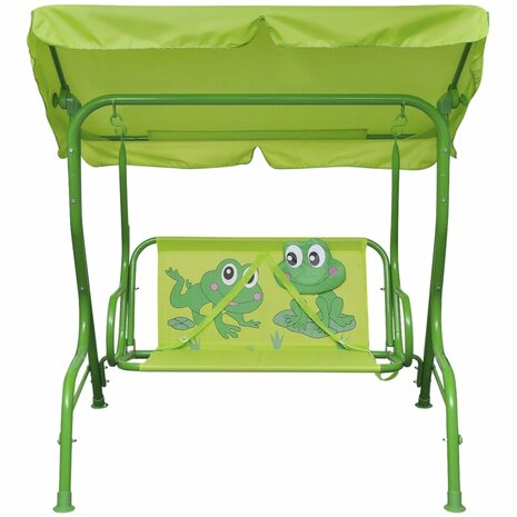 Kinderschommelstoel groen 2