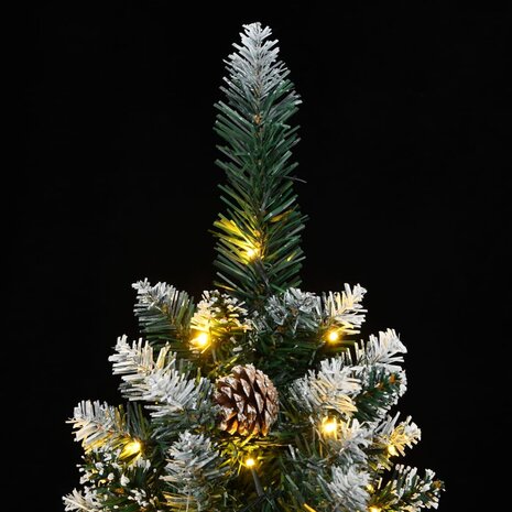 Kunstkerstboom smal met 150 LED&apos;s 120 cm 9