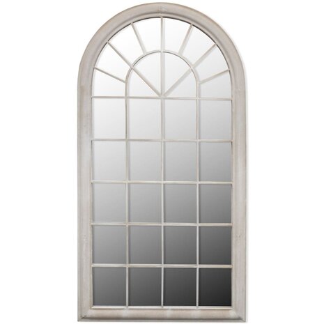 Tuinspiegel rustiek boogvormig 60x116 cm 2