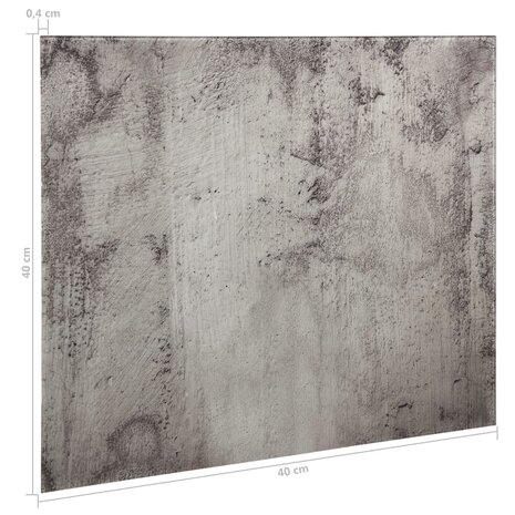 Magneetbord wandmontage 40x40 cm glas 7
