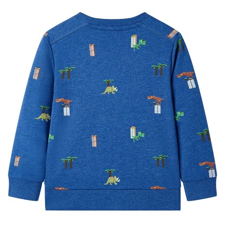 Kindertrui 116 gemêleerd donkerblauw 2